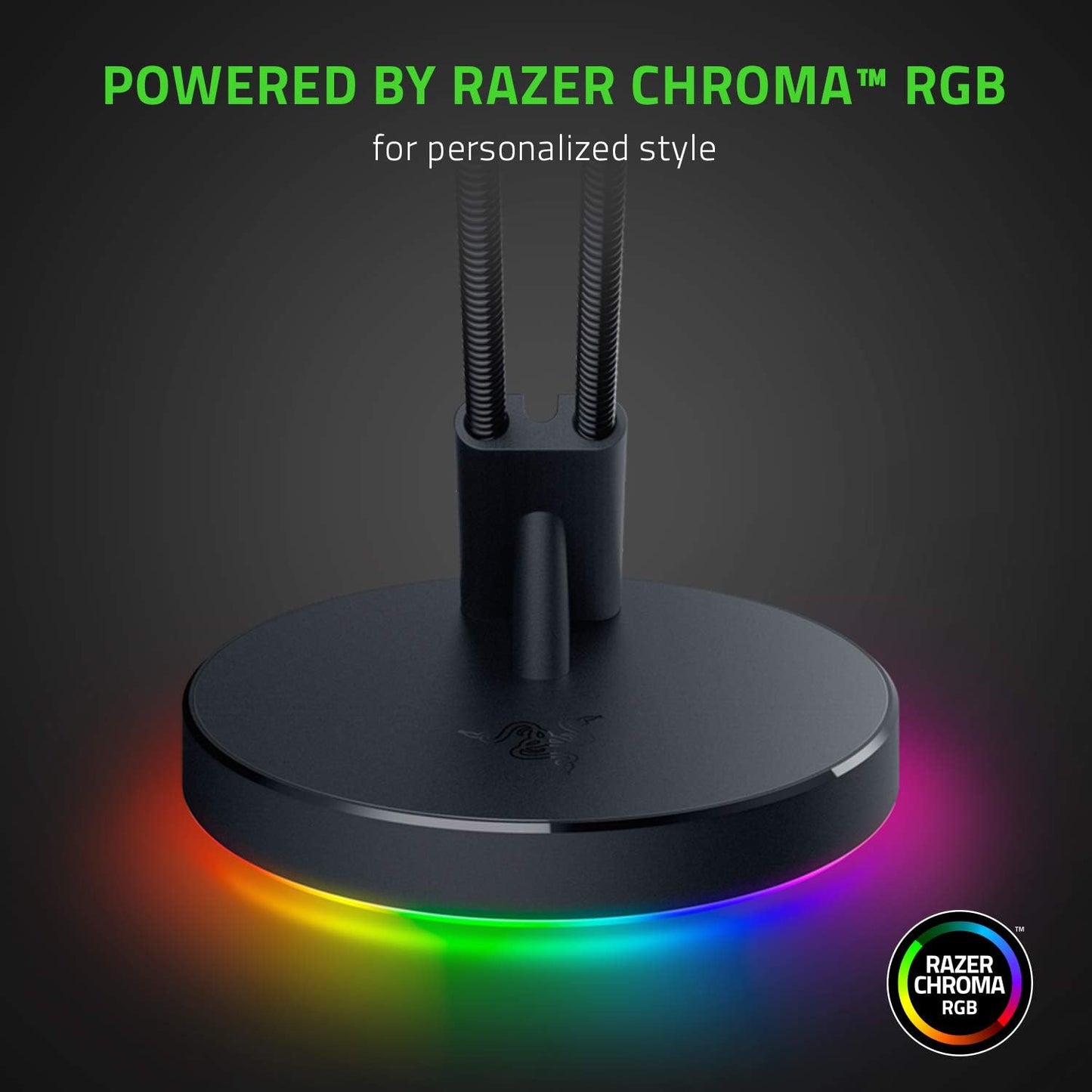 Razer Gaming Mouse Bungee V3: دعم ماوس سلكي بدون سحب - لأداء على مستوى الرياضات الإلكترونية - قاعدة مرجحة - أقدام مضادة للانزلاق - أسود كلاسيكي