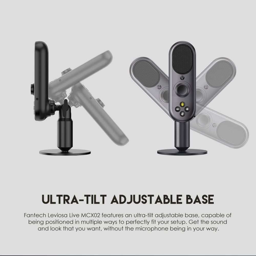 Smart All-in-One Studio Solution Mobile & PC USB Interface Cardioid Polar Pattern Noise Canceling & Audio Sharing