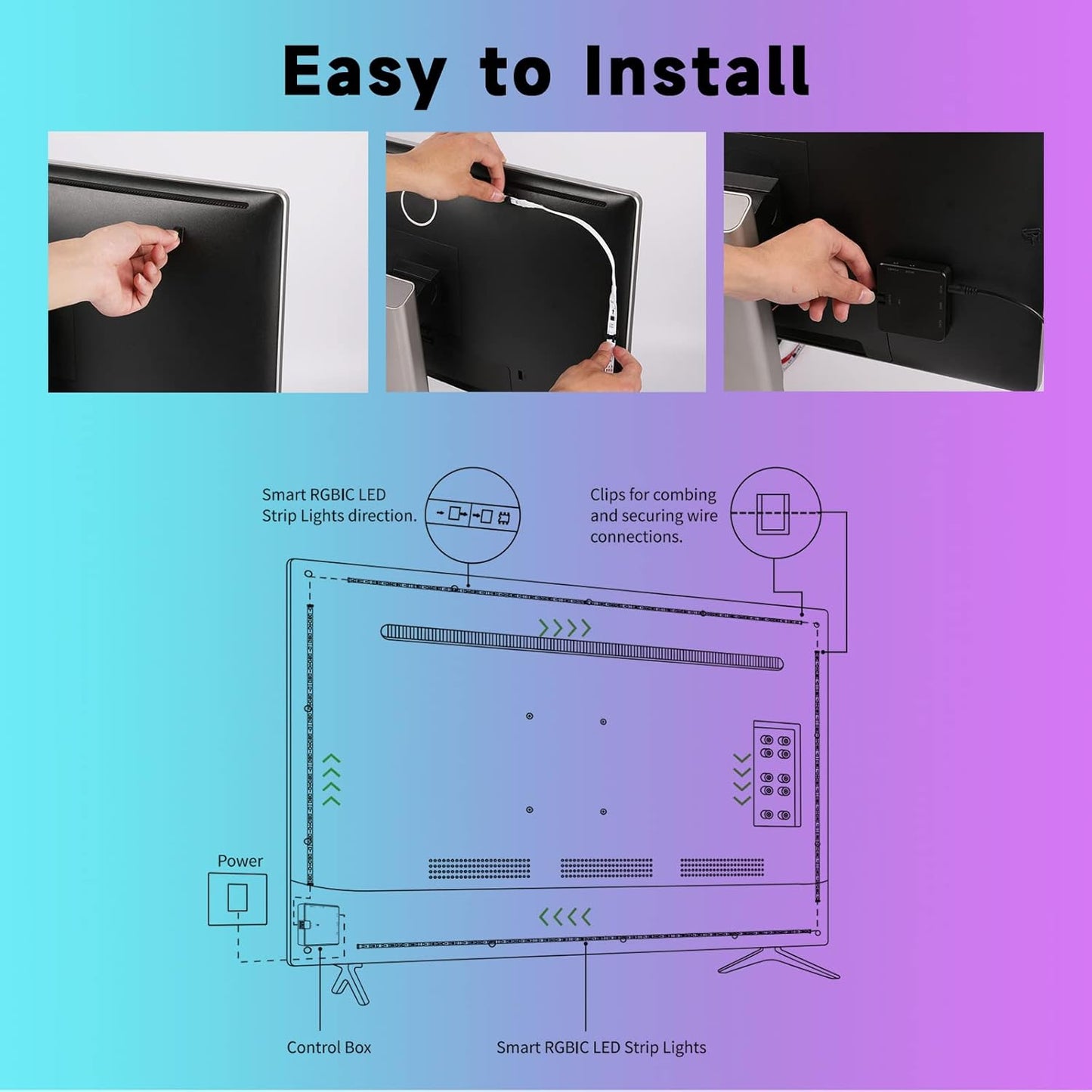 تلفزيون LED غمر بإضاءة خلفية DTV01-Wifi