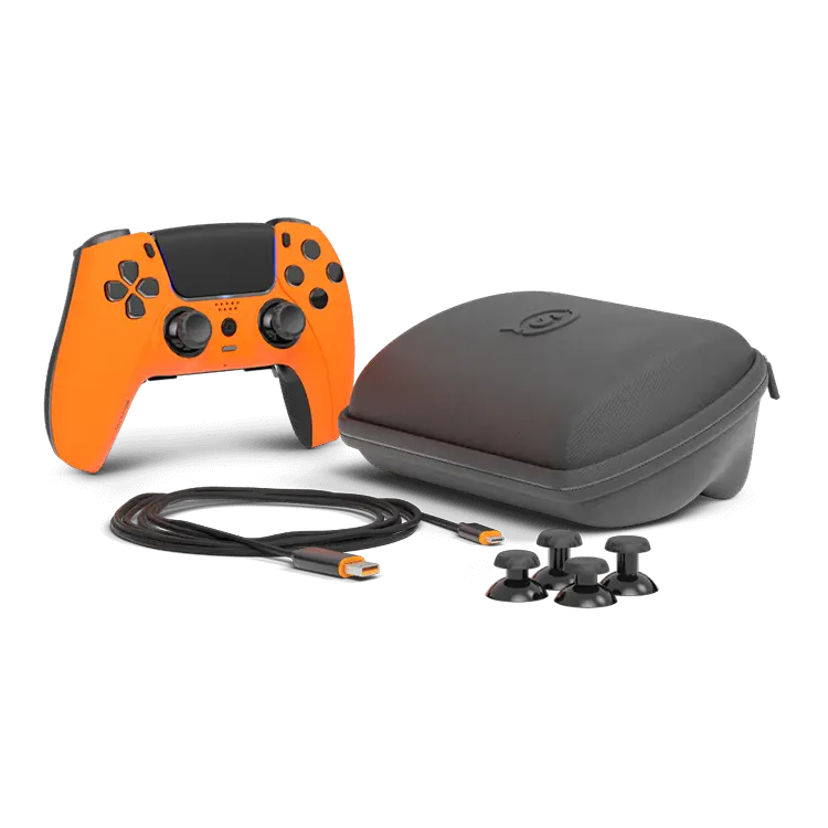 وحدة تحكم PS5 SCUF REFLEX WIRELESS برتقالية