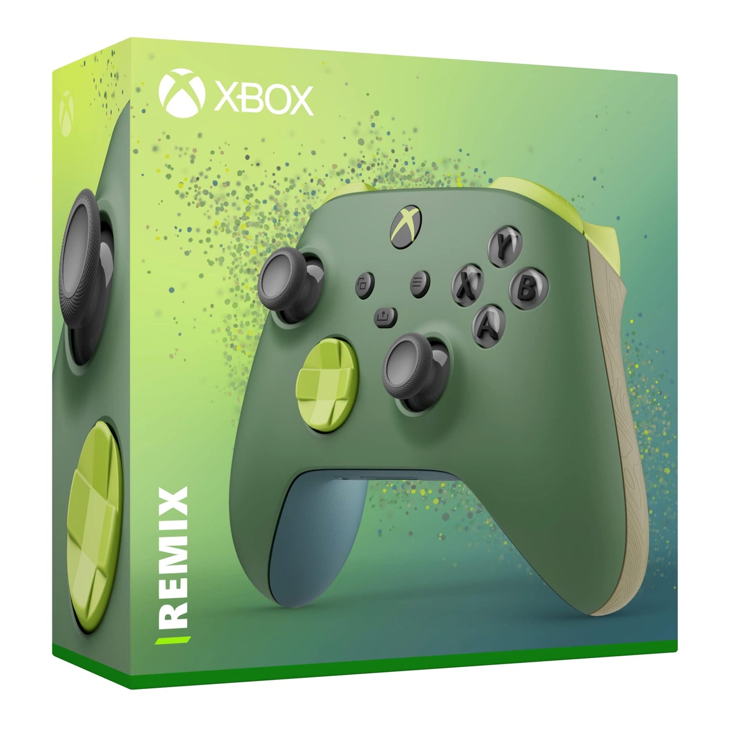 وحدة تحكم الألعاب اللاسلكية Xbox Special Edition – Remix – تتضمن حزمة بطارية Xbox القابلة لإعادة الشحن – Xbox Series X|S وXbox One وWindows PC وAndroid وiOS