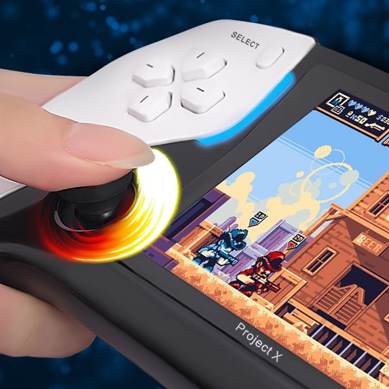 وصول مشروع X وحدة تحكم ألعاب محمولة 4.3 بوصة HD شاشة مشغل MP5