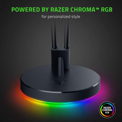 Razer Gaming Mouse Bungee V3: دعم ماوس سلكي بدون سحب - لأداء على مستوى الرياضات الإلكترونية - قاعدة مرجحة - أقدام مضادة للانزلاق - أسود كلاسيكي