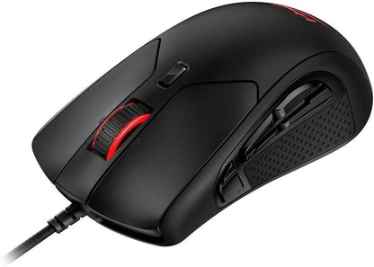 HyperX Pulsefire Raid (صندوق مفتوح) - ماوس ألعاب، 11 زرًا قابلاً للبرمجة، RGB، تصميم مريح، مقابض جانبية مريحة، تخصيص يتحكم فيه البرنامج، أسود