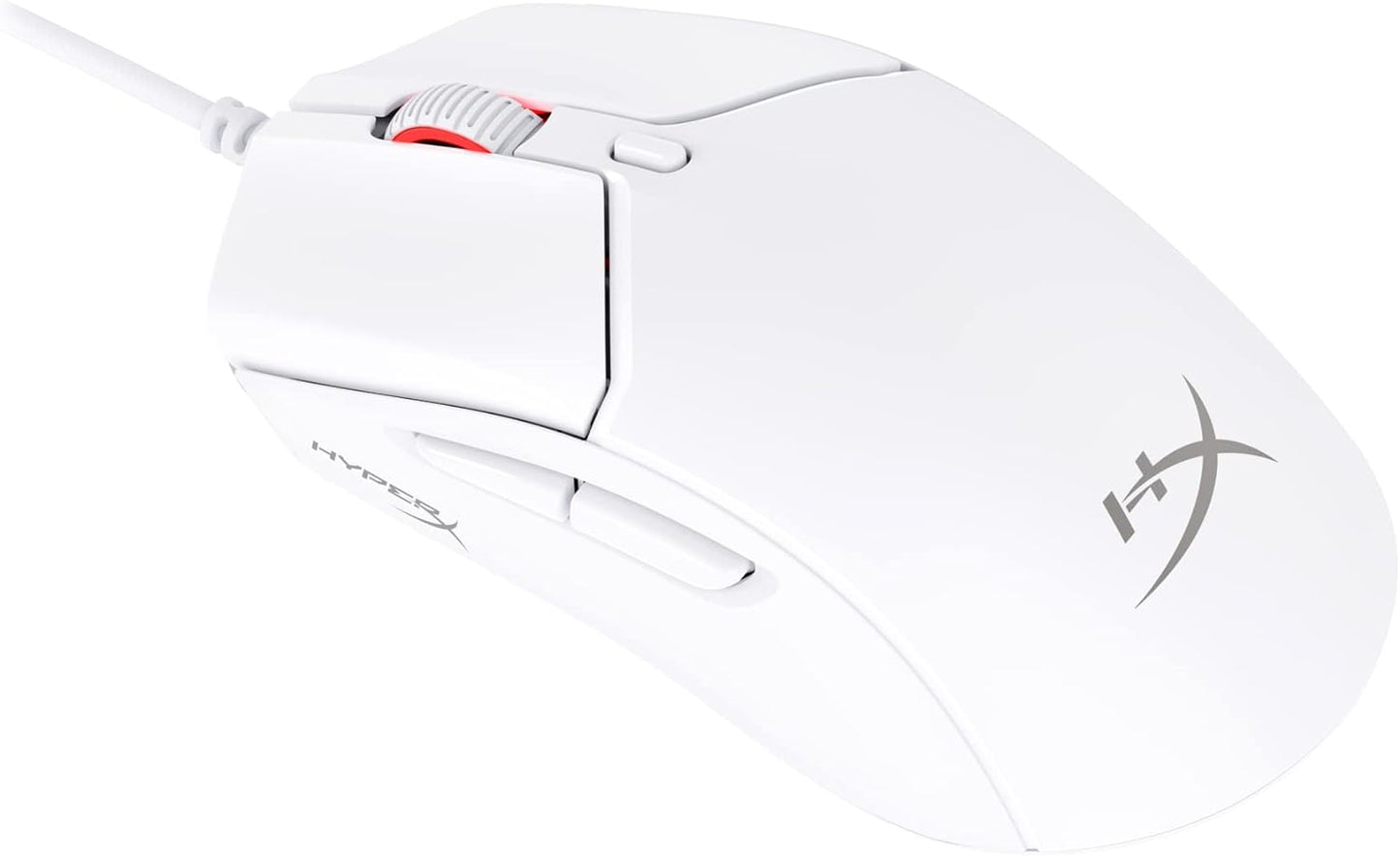 HyperX Pulsefire Haste 2 (صندوق مفتوح) – ماوس ألعاب سلكي – خفيف الوزن للغاية، 53 جرام، معدل استقصاء 8000 هرتز، مستشعر دقيق، كابل Hyperflex 2، التوصيل والتشغيل – أسود