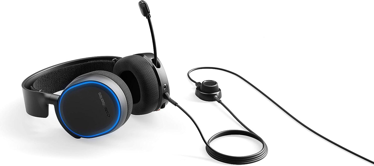 سماعة الألعاب SteelSeries Arctis 5 باللون الأسود