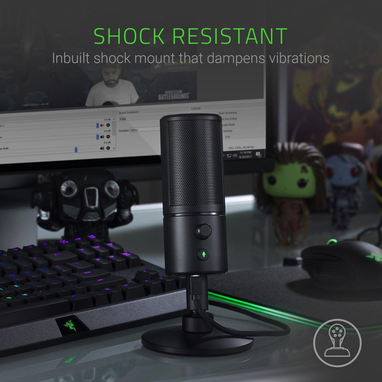 ميكروفون البث Razer Seiren X