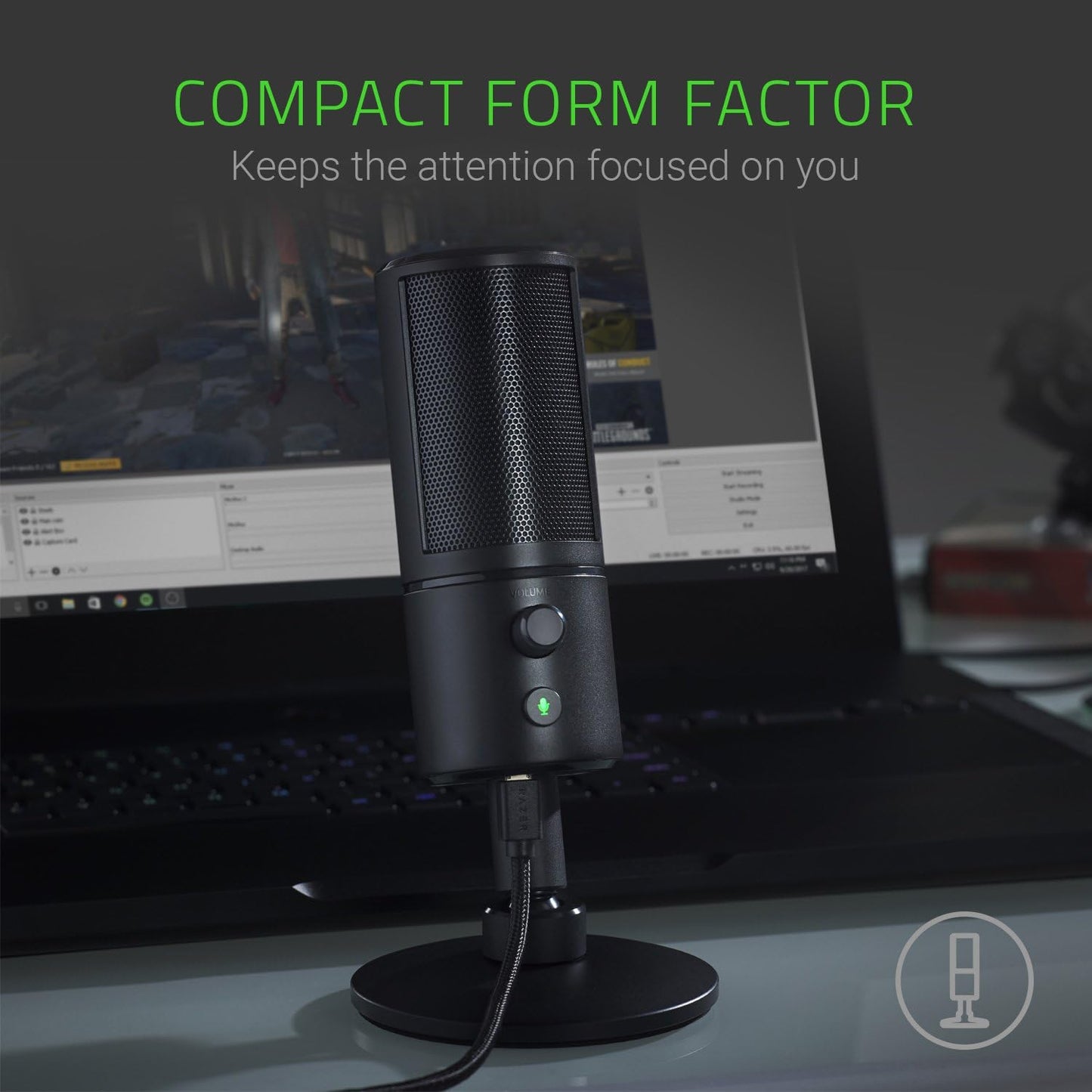 ميكروفون البث Razer Seiren X