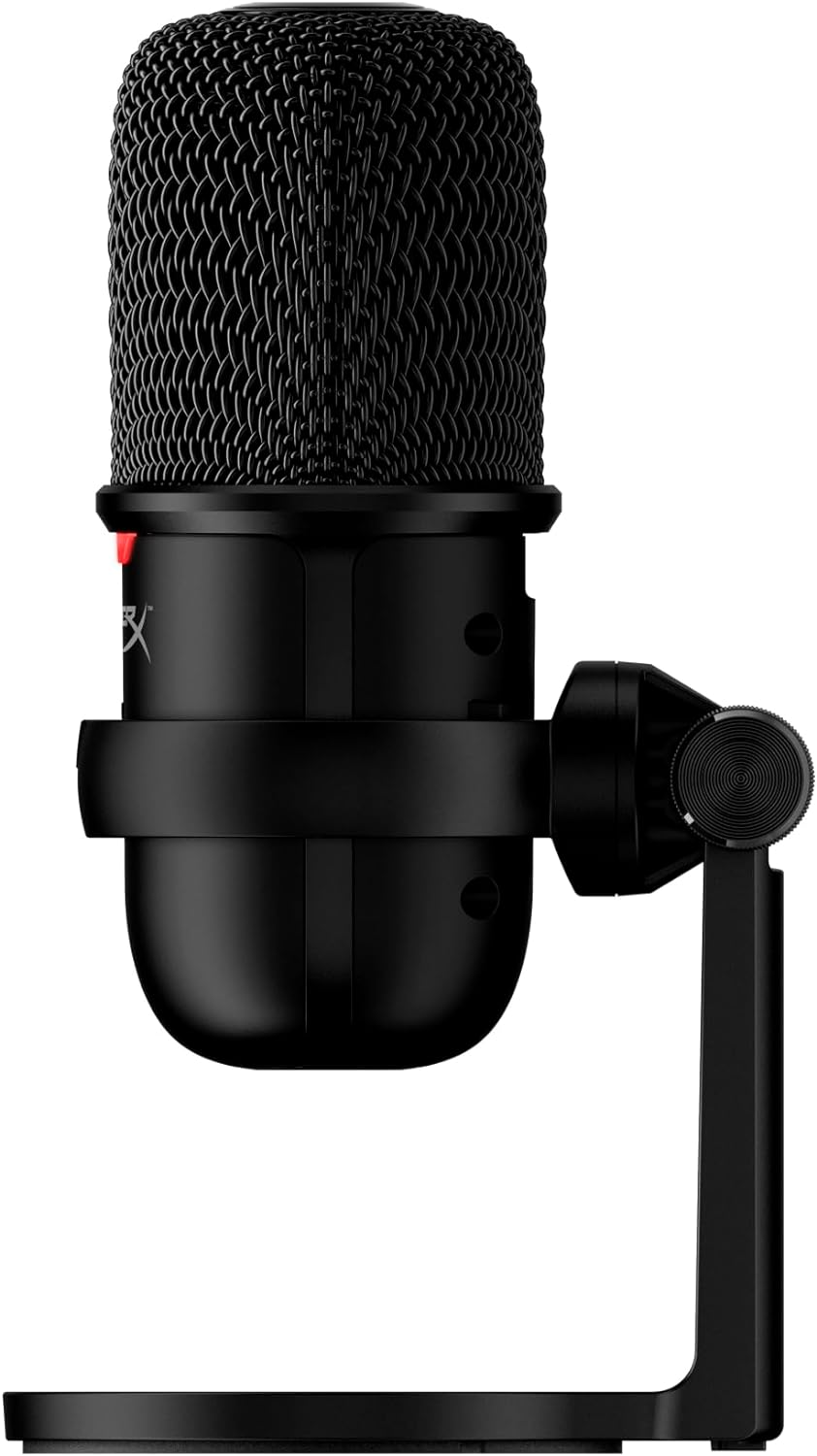 ميكروفون ألعاب مكثف USB من HyperX SoloCast (صندوق مفتوح) لأجهزة الكمبيوتر الشخصية وPS4 وPS5 وMac، مستشعر كتم الصوت بنقرة واحدة، نمط قطبي قلبي، رائع للبث المباشر والبودكاست وTwitch وYouTube وDiscord، لون أسود
