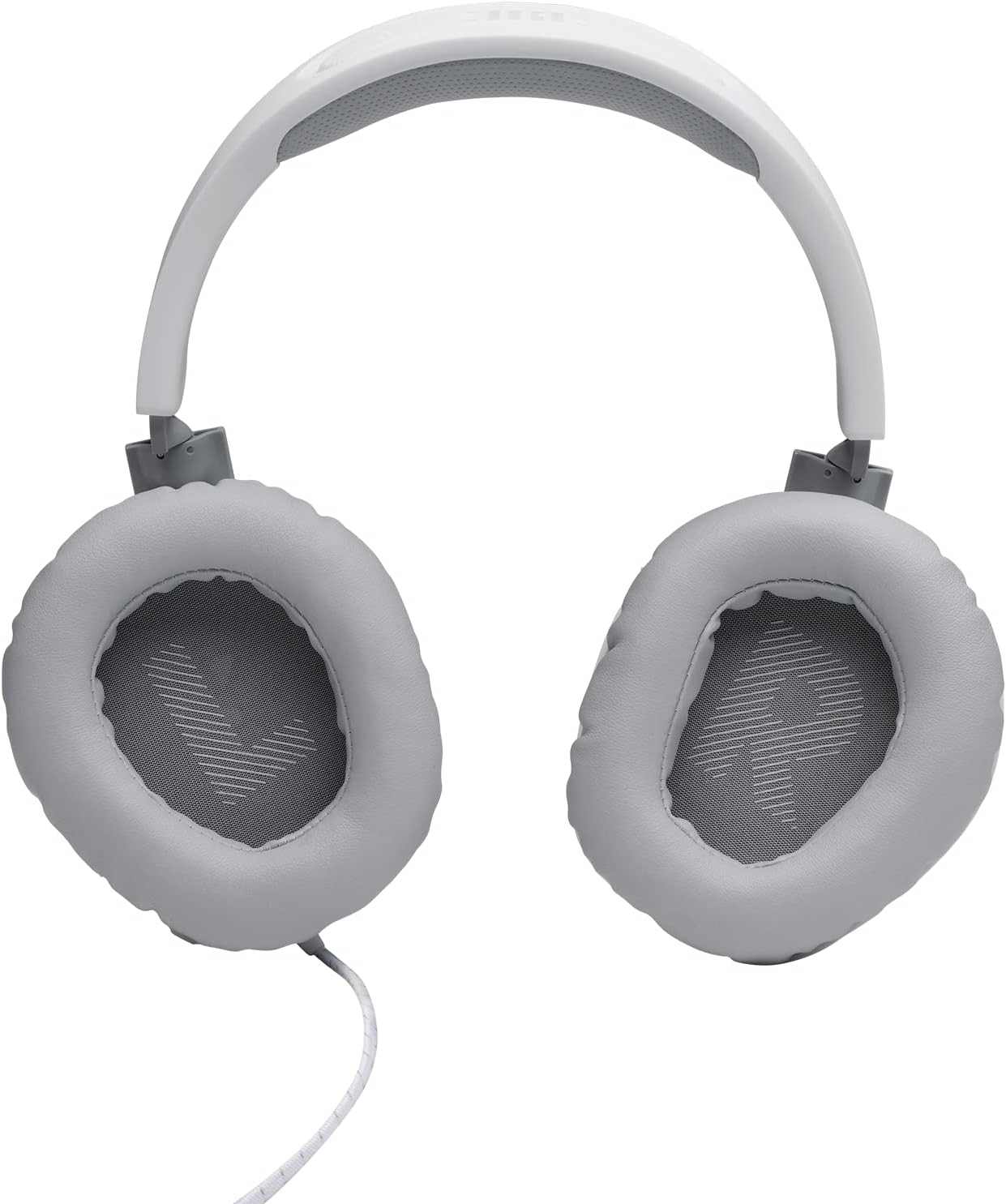 JBL Quantum 100 - سماعات رأس سلكية للألعاب - أبيض، كبير