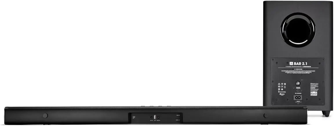 JBL Bar 2.1 - مكبر صوت للقناة مع مضخم صوت لاسلكي