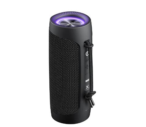 ريماكس RB-M20 (جديد) مكبر صوت لاسلكي محمول من سلسلة فري جوي، مكبر صوت بلوتوث، مكبر صوت محمول أسود