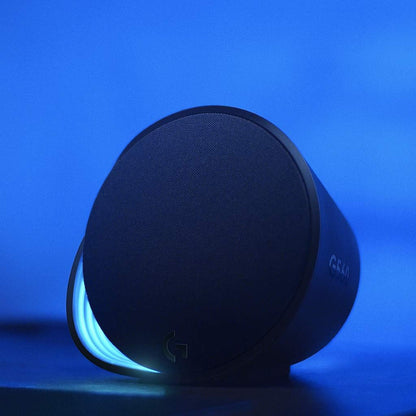 نظام مكبر صوت للألعاب Logitech G560 PC مع صوت محيطي 7.1 DTS:X فائق، LIGHTSYNC RGB قائم على اللعبة، مكبري صوت ومضخم صوت، بلوتوث، USB، تجربة ألعاب غامرة - أسود