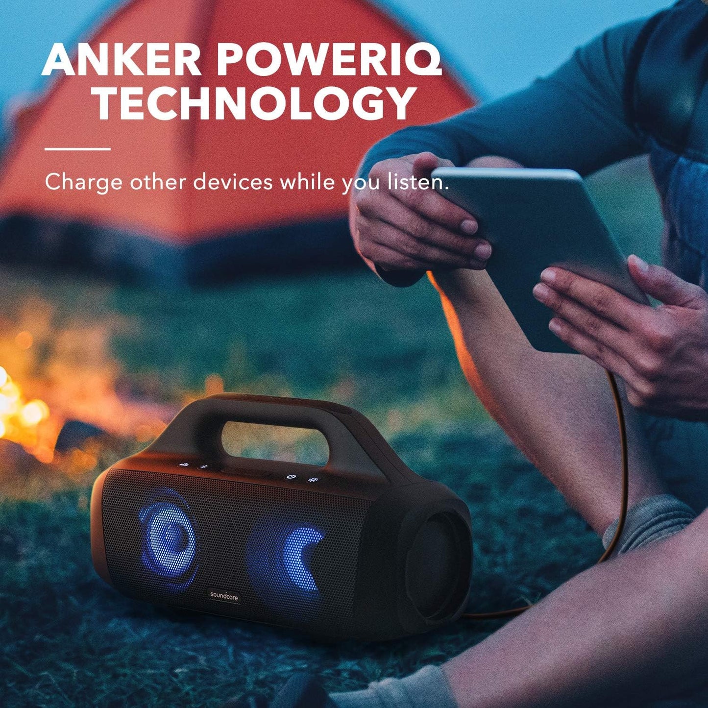 مكبر صوت Anker Soundcore Select Pro المحمول المقاوم للماء بتقنية البلوتوث - أسود
