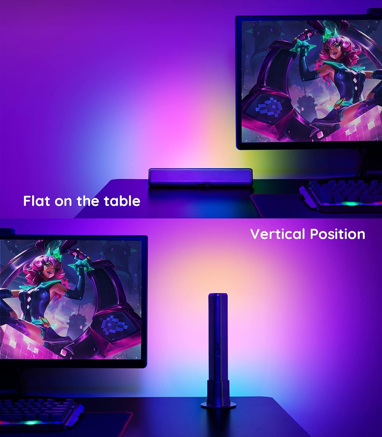 أشرطة إضاءة Govee Flow Pro Wi-Fi TV - H6054