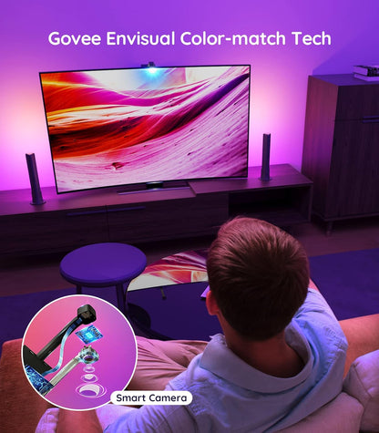 أشرطة الإضاءة الذكية LED من Govee مع كاميرا - H6054