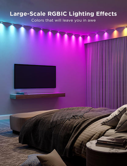 SMART WALL LIGHT Nordeco RGBIC Symphony Wall شنقًا (مجموعة سلسلة)