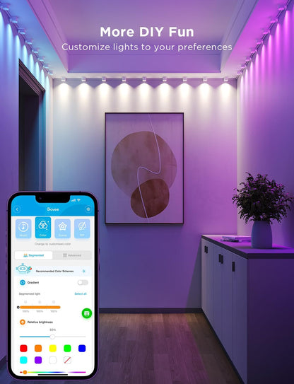 SMART WALL LIGHT Nordeco RGBIC Symphony Wall شنقًا (مجموعة سلسلة)