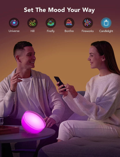 Govee Ambient مصباح طاولة محمول يعمل مع اليكسا و هاي غوغل H6058