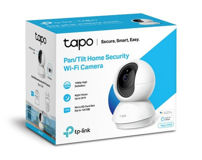 Tapo TP-Link C200 Home Security WiFi Camera 1080P 2-Way Audio إصدارات الاتحاد الأوروبي