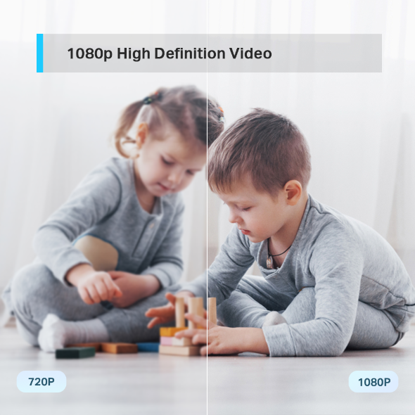 Tapo TP-Link C200 Home Security WiFi Camera 1080P 2-Way Audio إصدارات الاتحاد الأوروبي