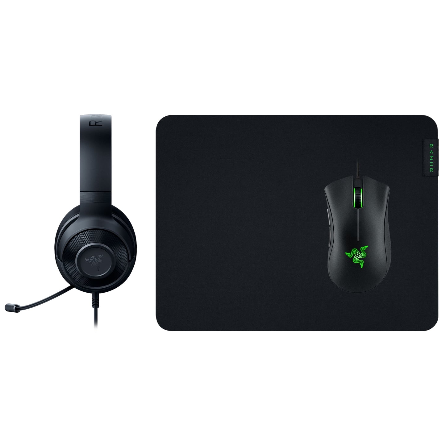 Razer Battle Bundle - DeathAdder V2 -BlackShark V2 X- Gigantus V2 M - Black