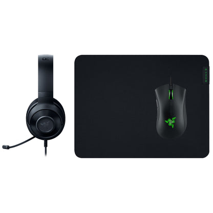 Razer Battle Bundle - DeathAdder V2 -BlackShark V2 X- Gigantus V2 M - Black