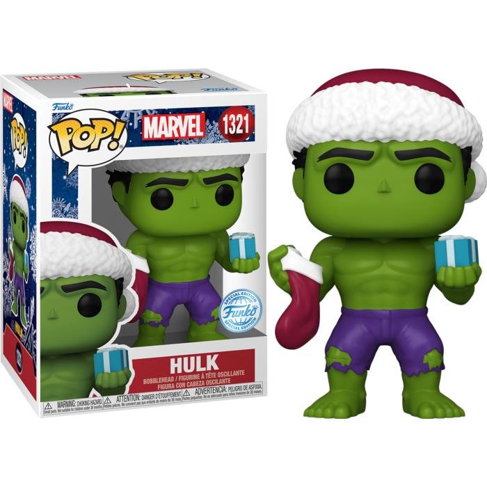 مجسم فانكو بوب! Marvel: Holiday - Hulk #1321 (حصريًا)