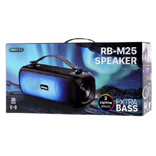 ريماكس RB-M25 مكبر صوت بلوتوث لاسلكي محمول (V5.1 WIRELESS)، مكبر صوت بلوتوث، مكبر صوت لاسلكي