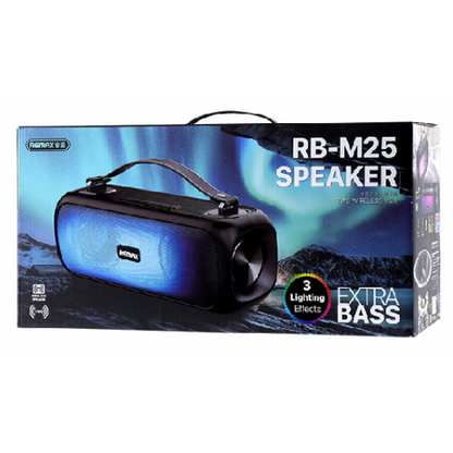 ريماكس RB-M25 مكبر صوت بلوتوث لاسلكي محمول (V5.1 WIRELESS)، مكبر صوت بلوتوث، مكبر صوت لاسلكي